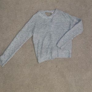 Women’s sweater with twisted keyhole back, AS